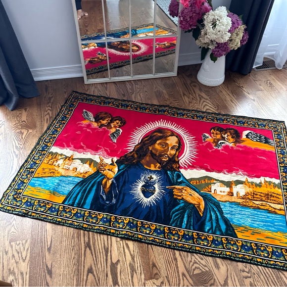 Jesus 1970 Wall Tapestry Large - Picture 2 of 10